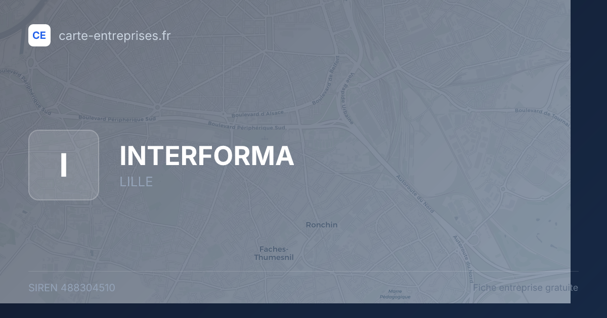 INTERFORMA — 488304510 — fiche entreprise
