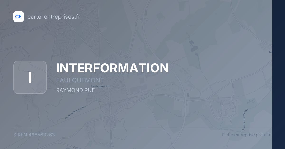 INTERFORMATION — 488563263 — fiche entreprise