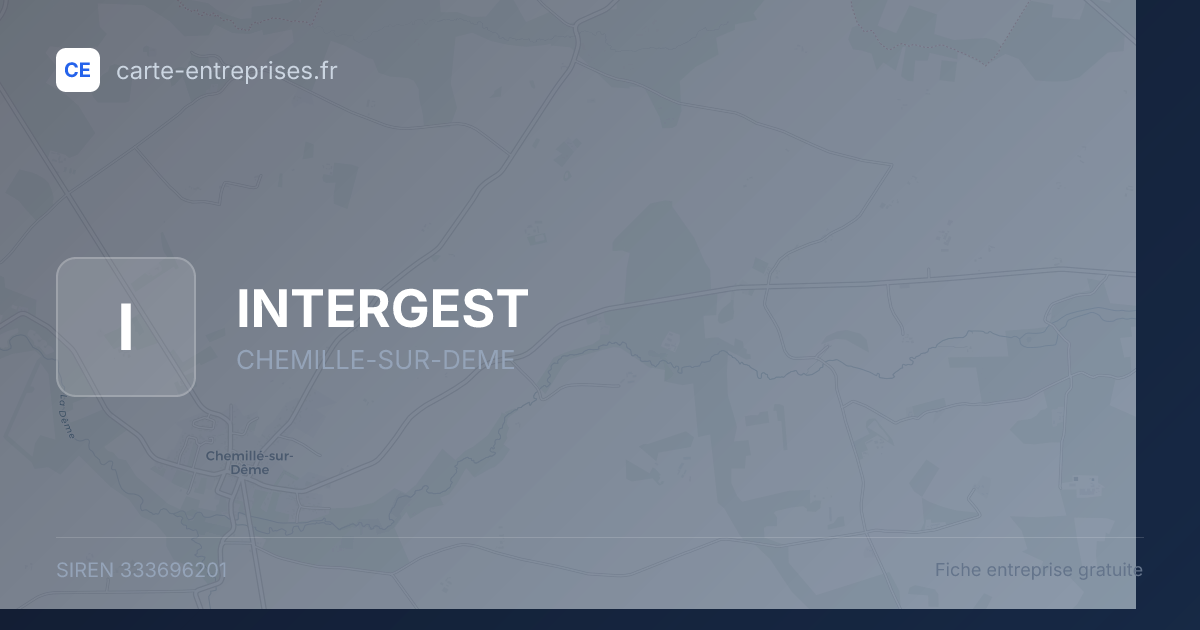 INTERGEST — 333696201 — fiche entreprise