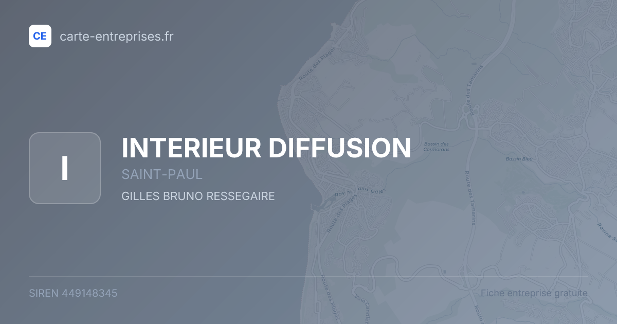 INTERIEUR DIFFUSION — 449148345 — fiche entreprise