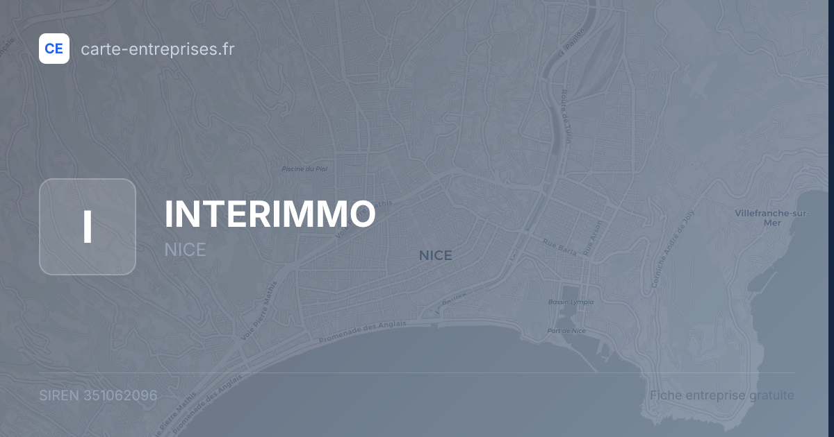 INTERIMMO — 351062096 — fiche entreprise