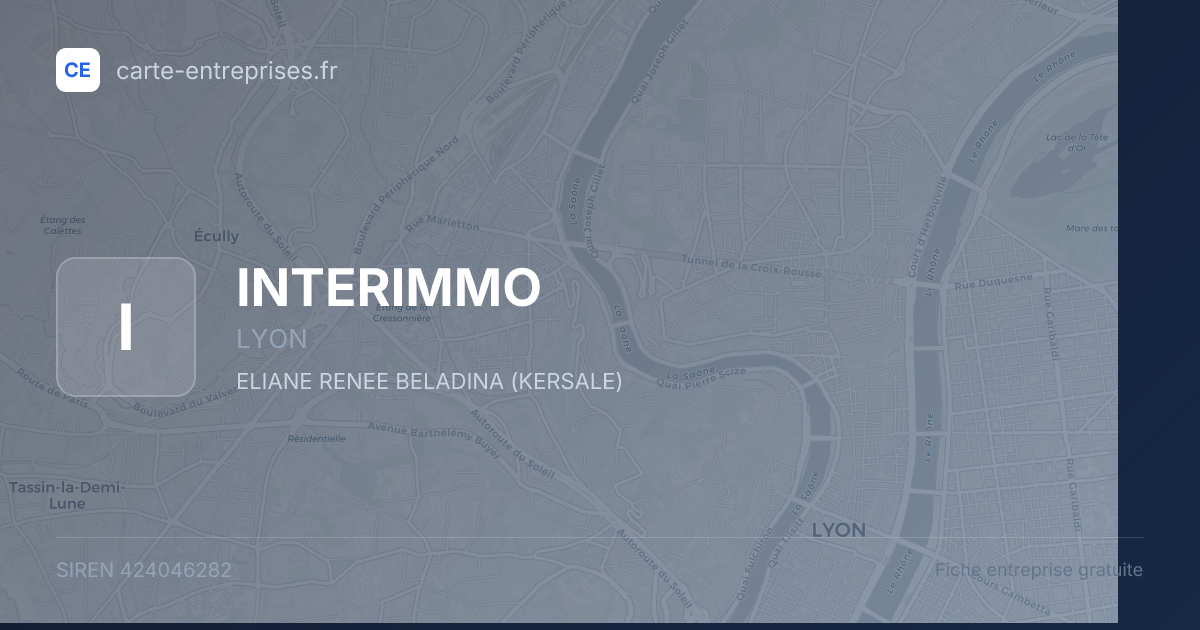 INTERIMMO — 424046282 — fiche entreprise