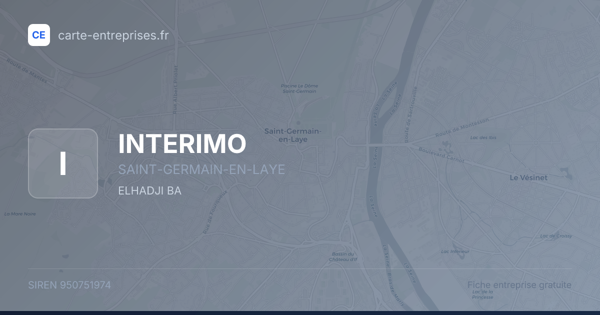 INTERIMO — 950751974 — fiche entreprise