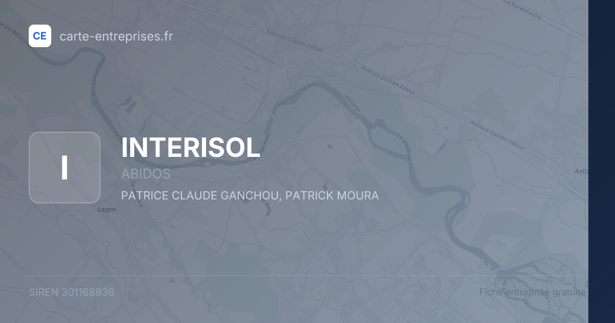 INTERISOL — 301168936 — fiche entreprise