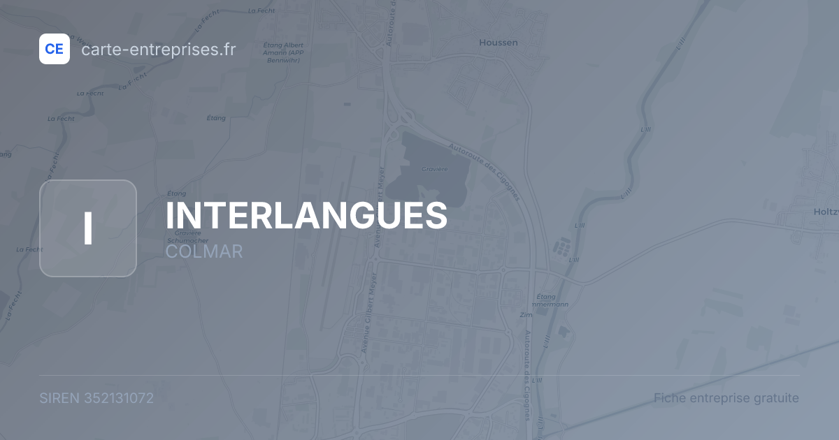 INTERLANGUES — 352131072 — fiche entreprise