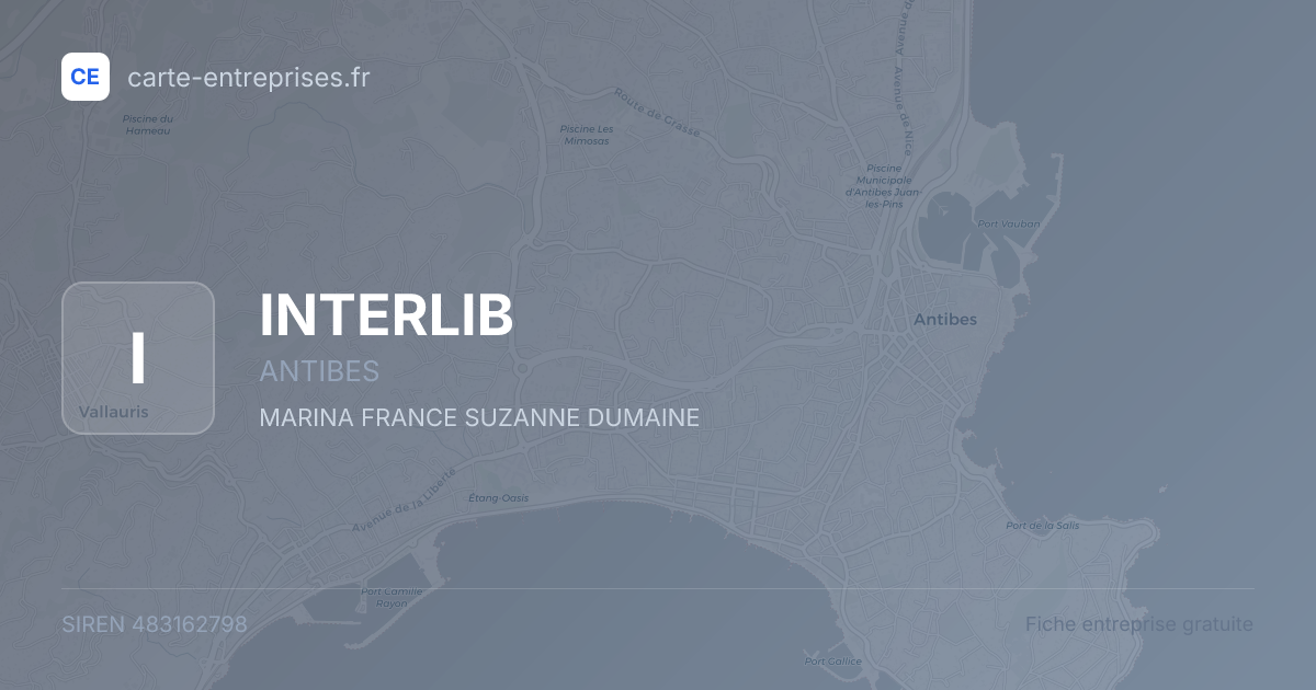INTERLIB — 483162798 — fiche entreprise