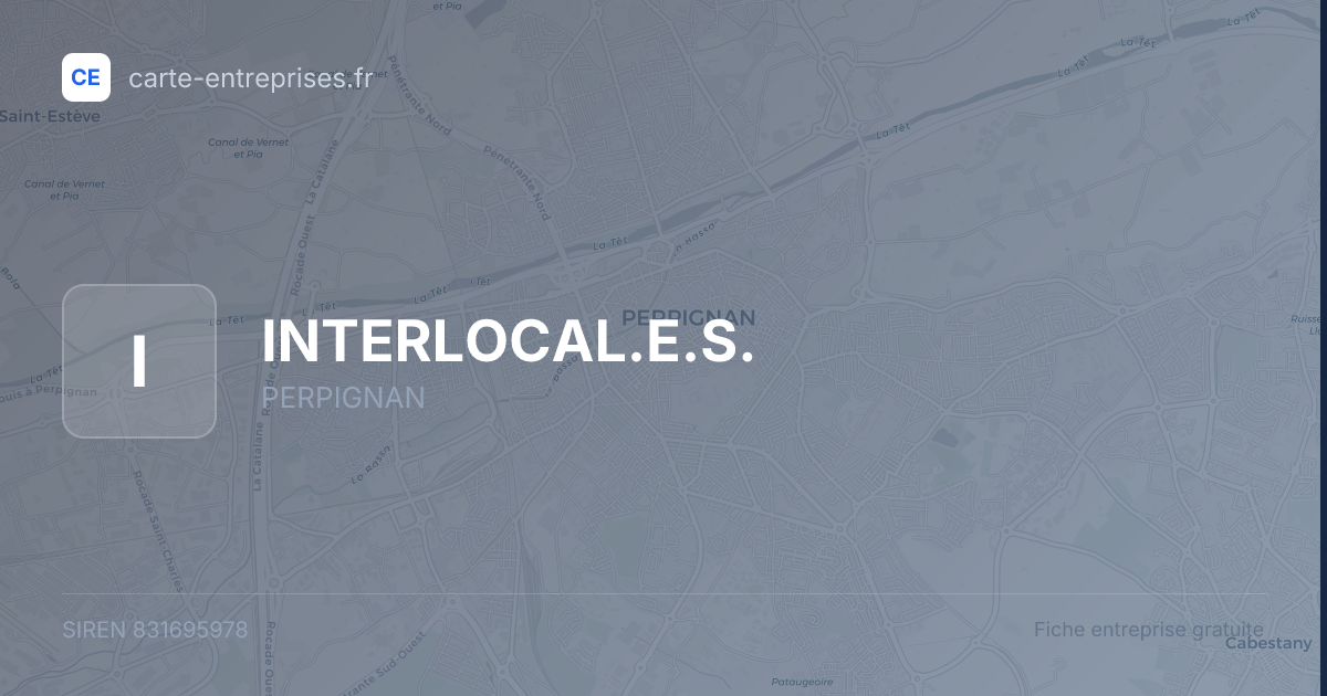 INTERLOCAL.E.S. — 831695978 — fiche entreprise