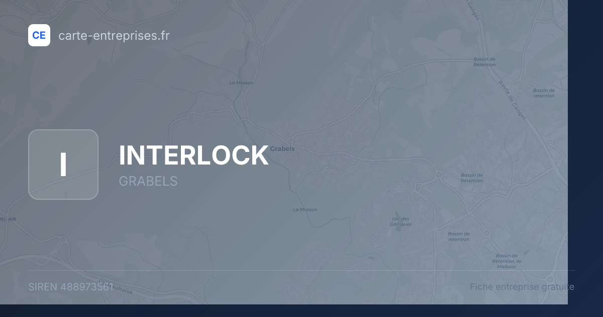 INTERLOCK — 488973561 — fiche entreprise