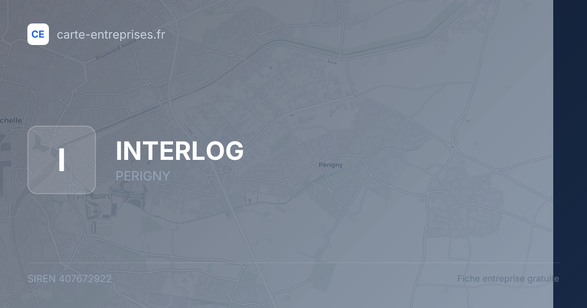 INTERLOG — 407672922 — fiche entreprise