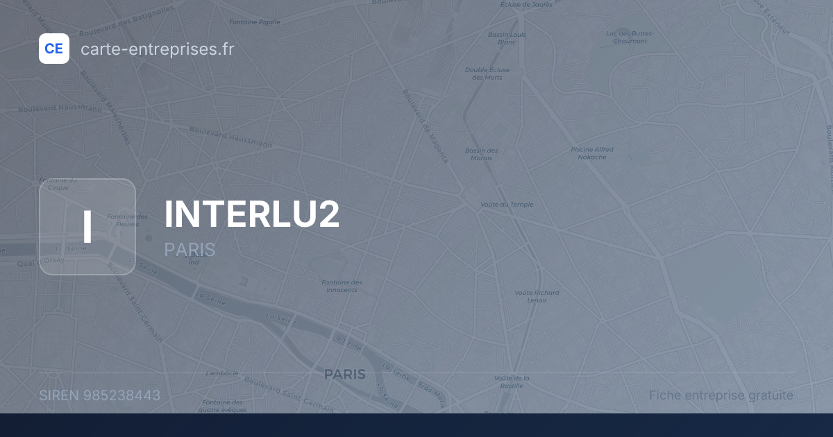 INTERLU2 — 985238443 — fiche entreprise