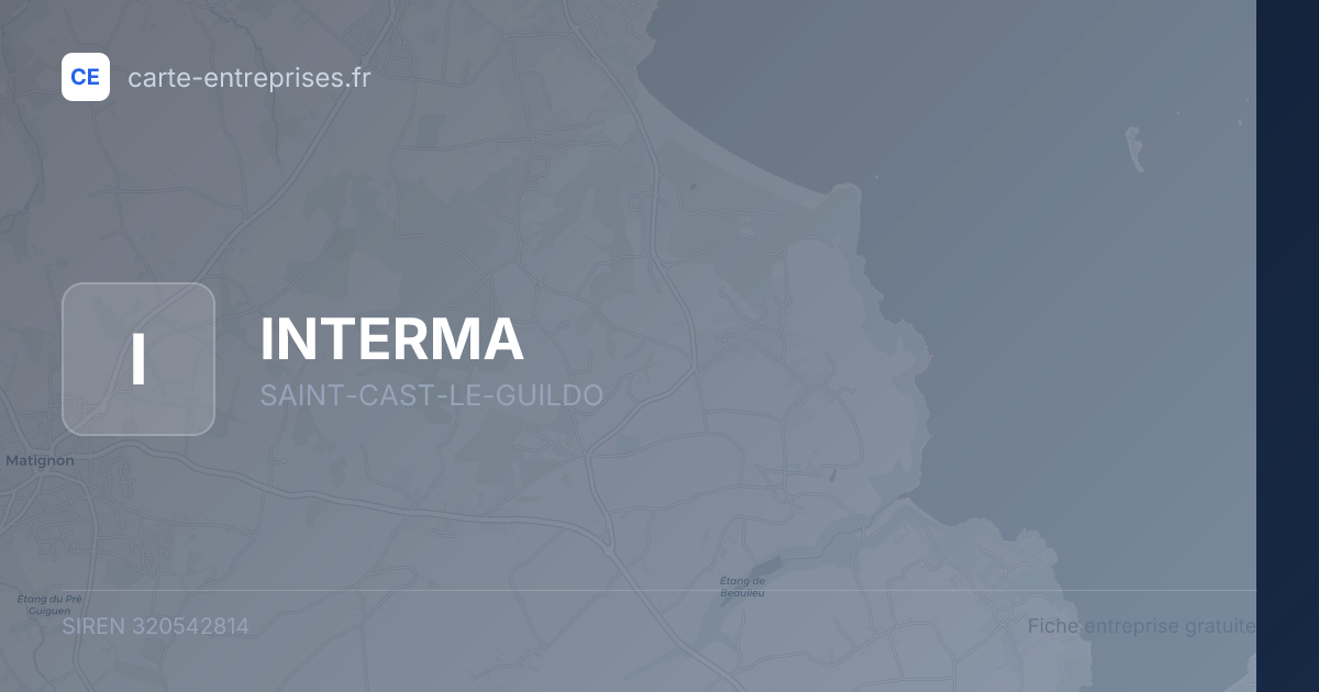 INTERMA — 320542814 — fiche entreprise