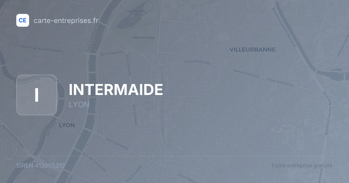 INTERMAIDE — 413965310 — fiche entreprise
