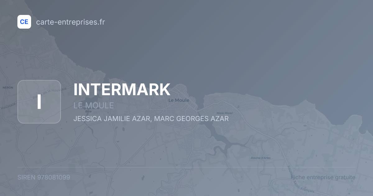 INTERMARK — 978081099 — fiche entreprise