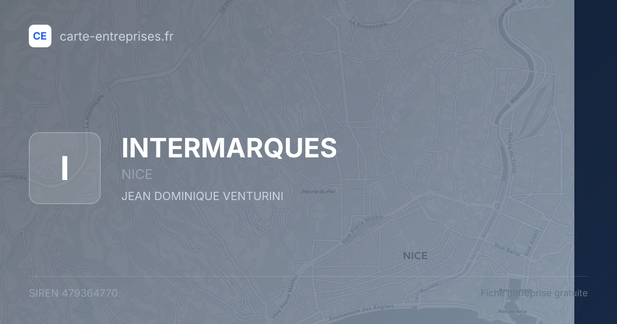 INTERMARQUES — 479364770 — fiche entreprise