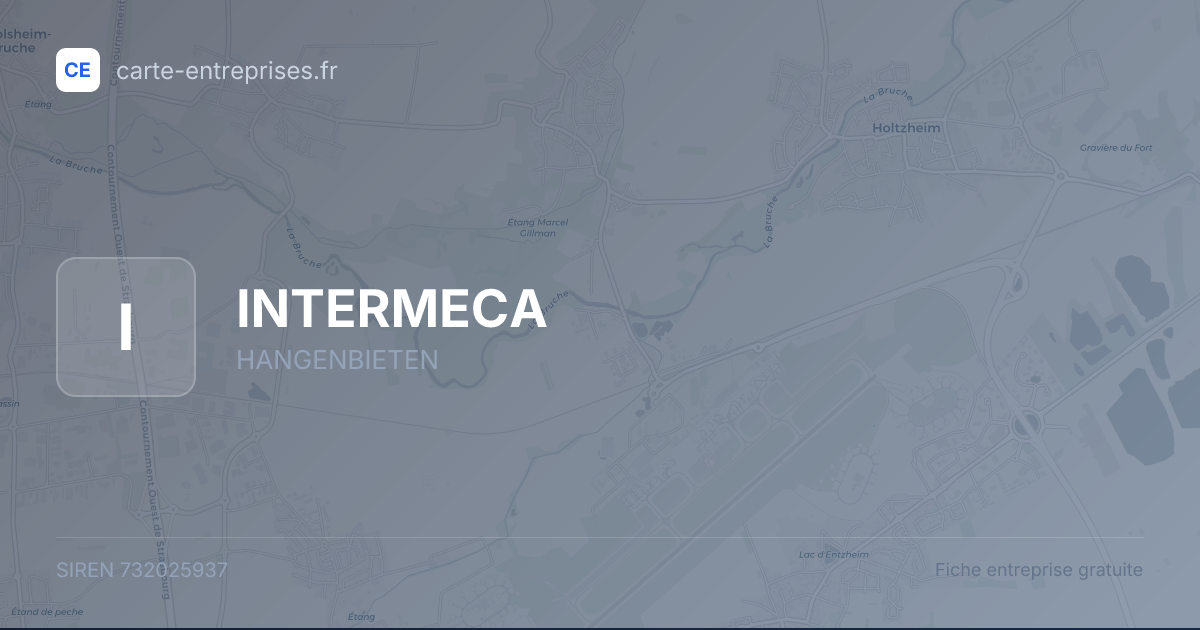 INTERMECA — 732025937 — fiche entreprise