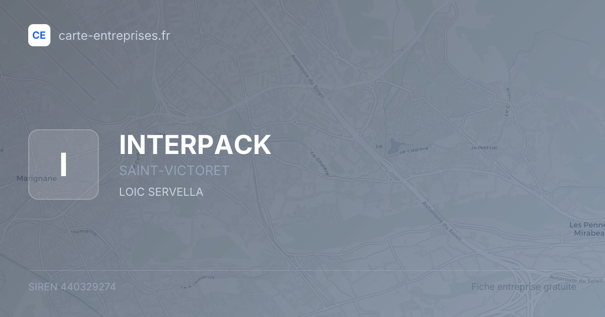 INTERPACK — 440329274 — fiche entreprise