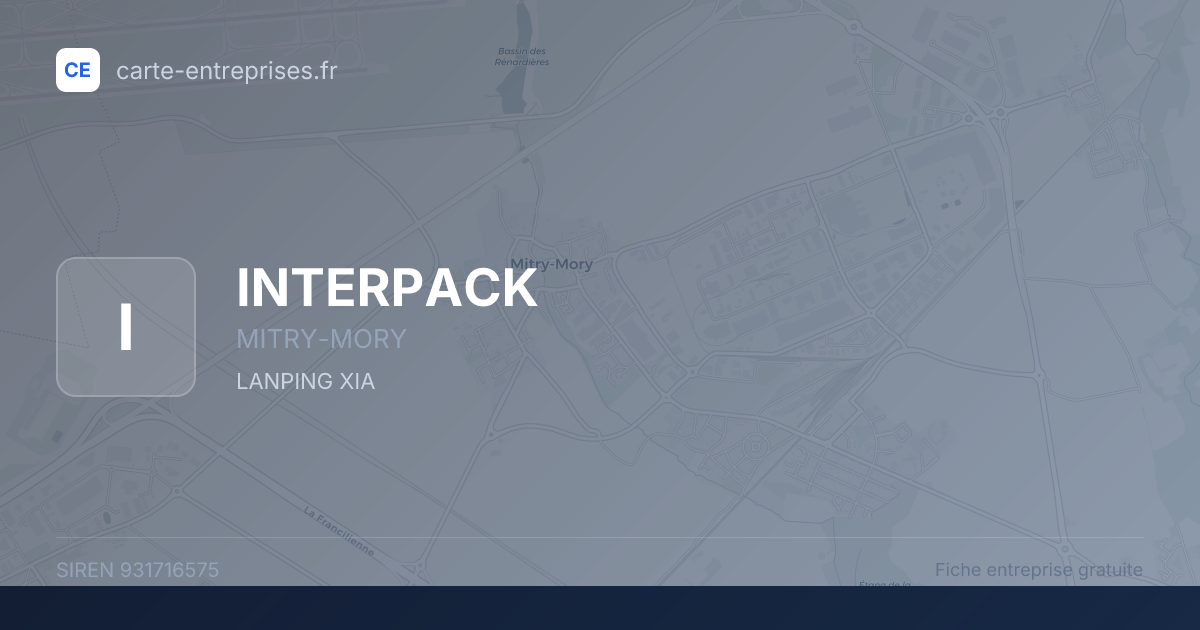 INTERPACK — 931716575 — fiche entreprise