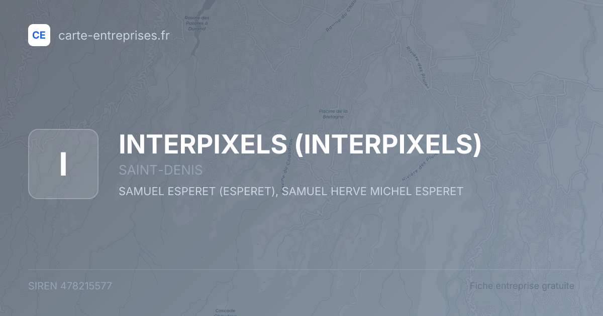 INTERPIXELS — 478215577 — fiche entreprise