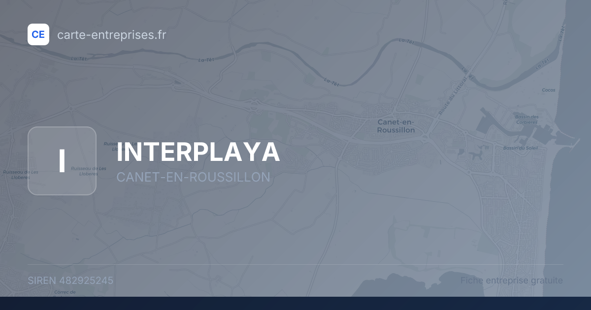 INTERPLAYA — 482925245 — fiche entreprise