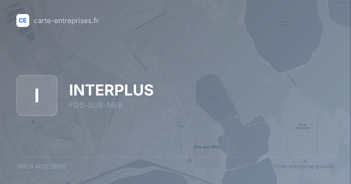 INTERPLUS — 400728812 — fiche entreprise