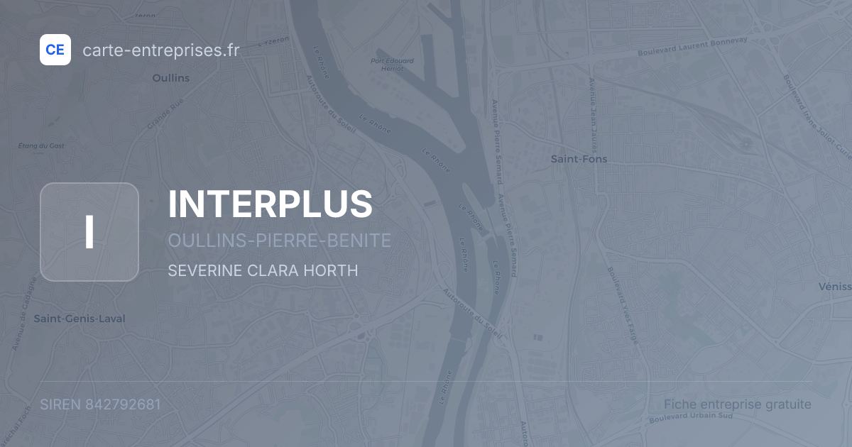 INTERPLUS — 842792681 — fiche entreprise