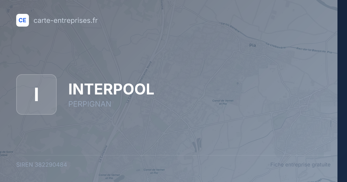 INTERPOOL — 382290484 — fiche entreprise