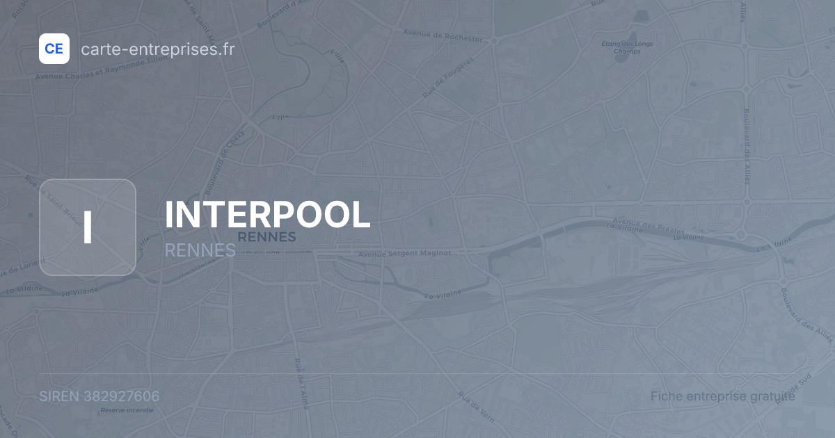 INTERPOOL — 382927606 — fiche entreprise