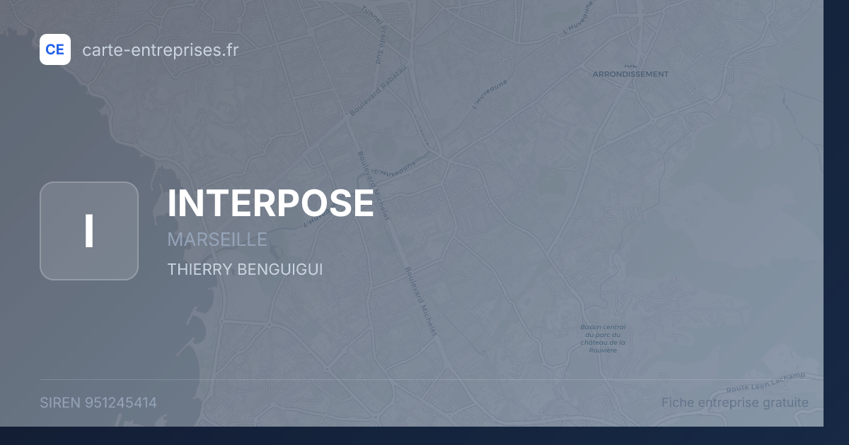 INTERPOSE — 951245414 — fiche entreprise