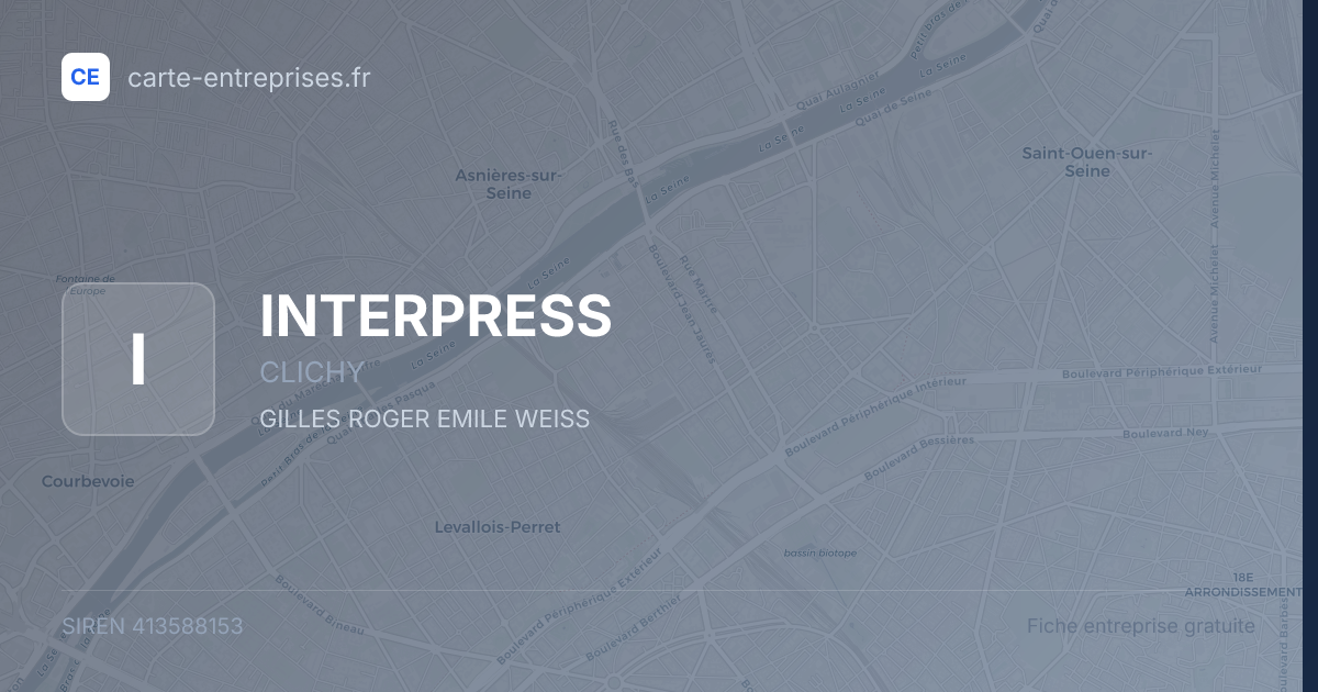 INTERPRESS — 413588153 — fiche entreprise