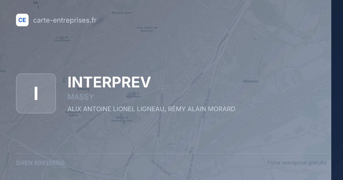 INTERPREV — 899338156 — fiche entreprise