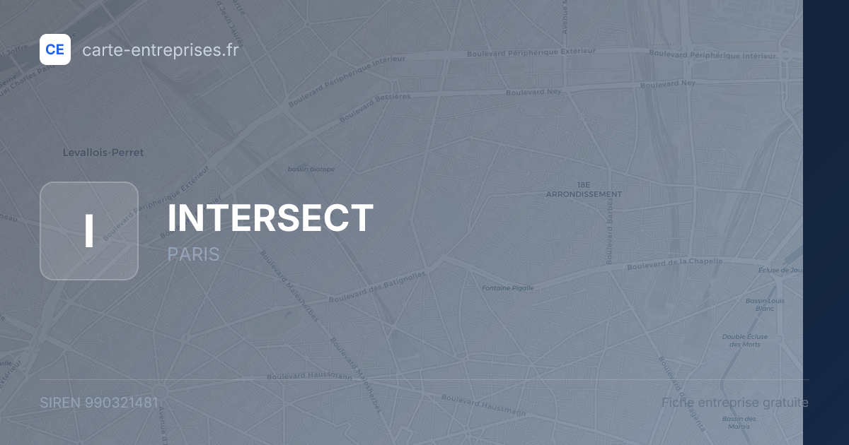INTERSECT — 990321481 — fiche entreprise