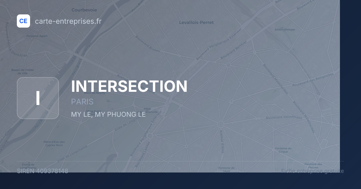 INTERSECTION — 409378148 — fiche entreprise