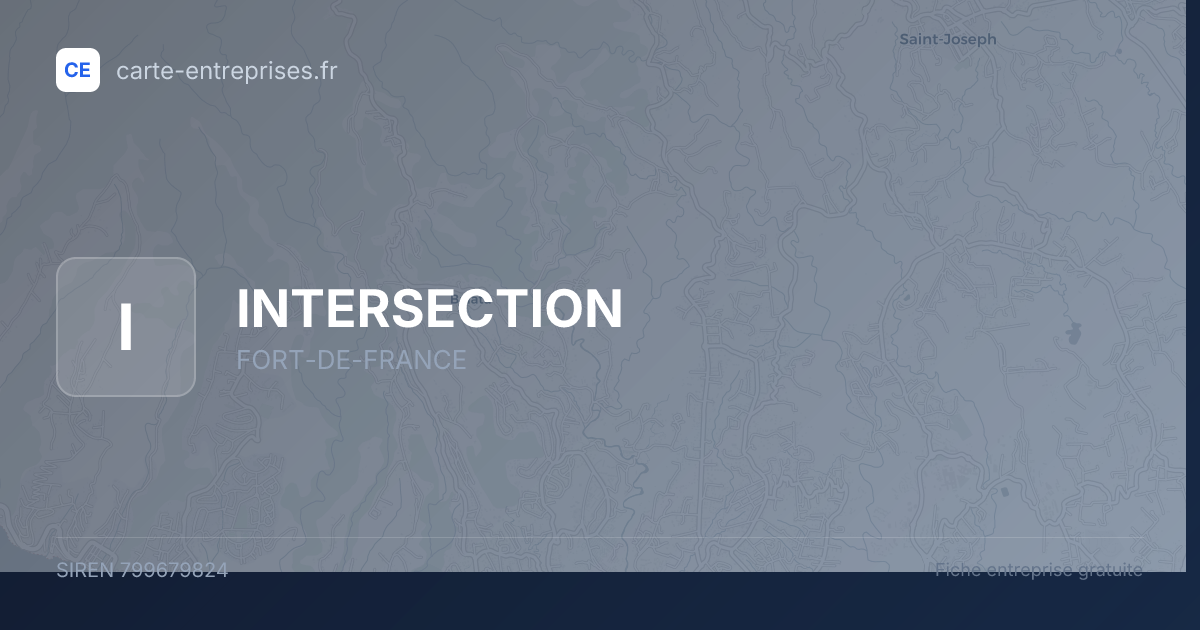 INTERSECTION — 799679824 — fiche entreprise