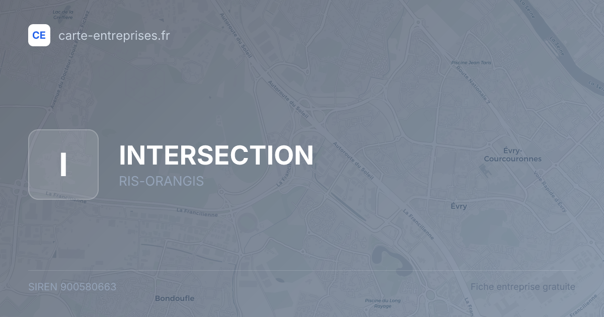 INTERSECTION — 900580663 — fiche entreprise