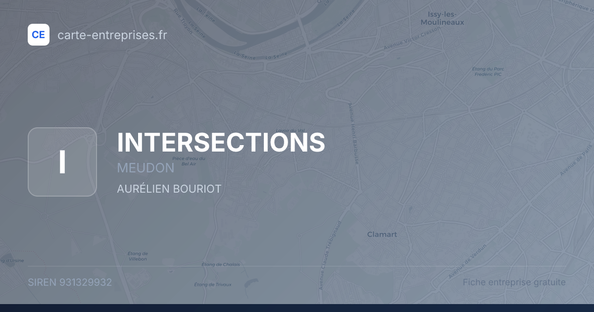 INTERSECTIONS — 931329932 — fiche entreprise
