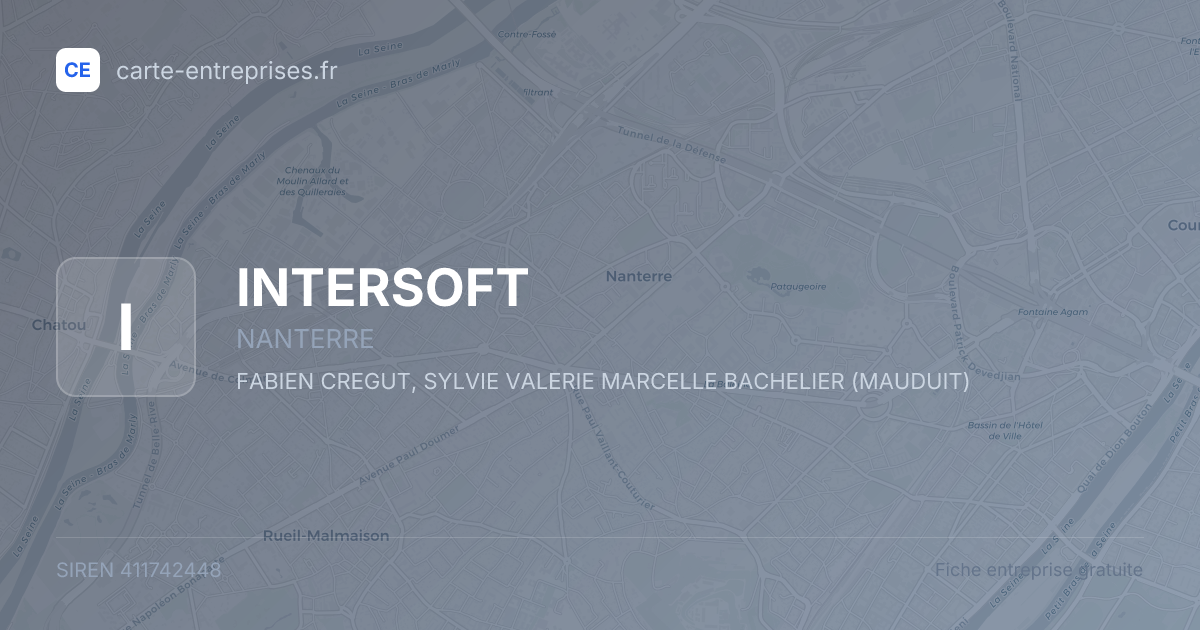 INTERSOFT — 411742448 — fiche entreprise