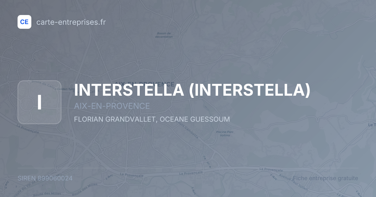 INTERSTELLA — 899060024 — fiche entreprise