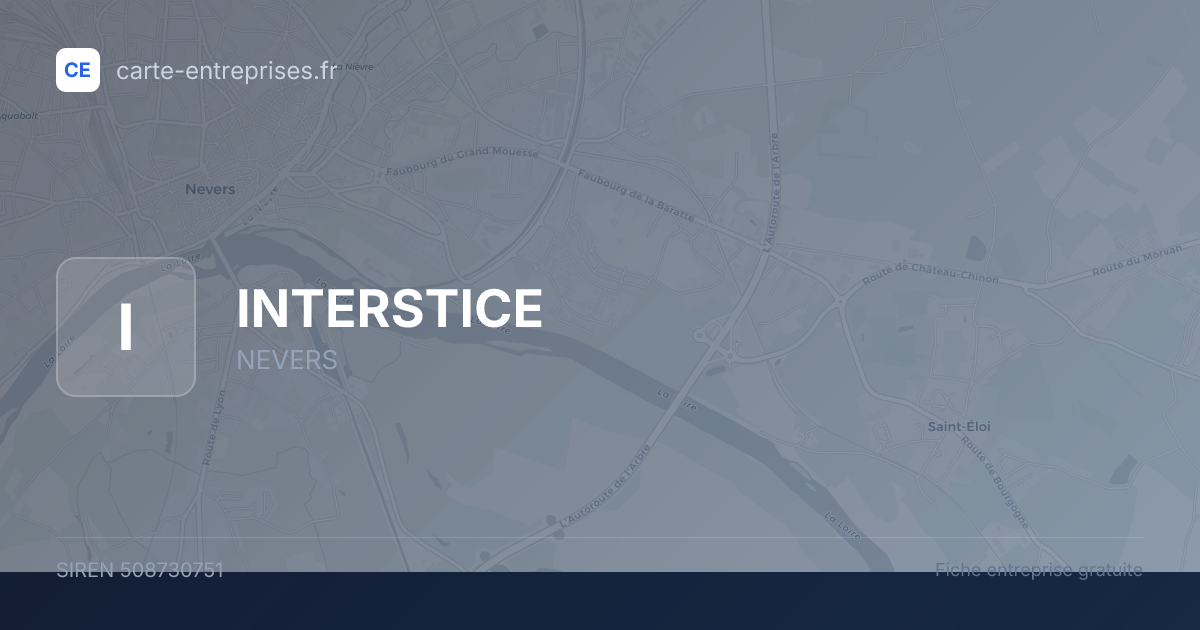 INTERSTICE — 508730751 — fiche entreprise