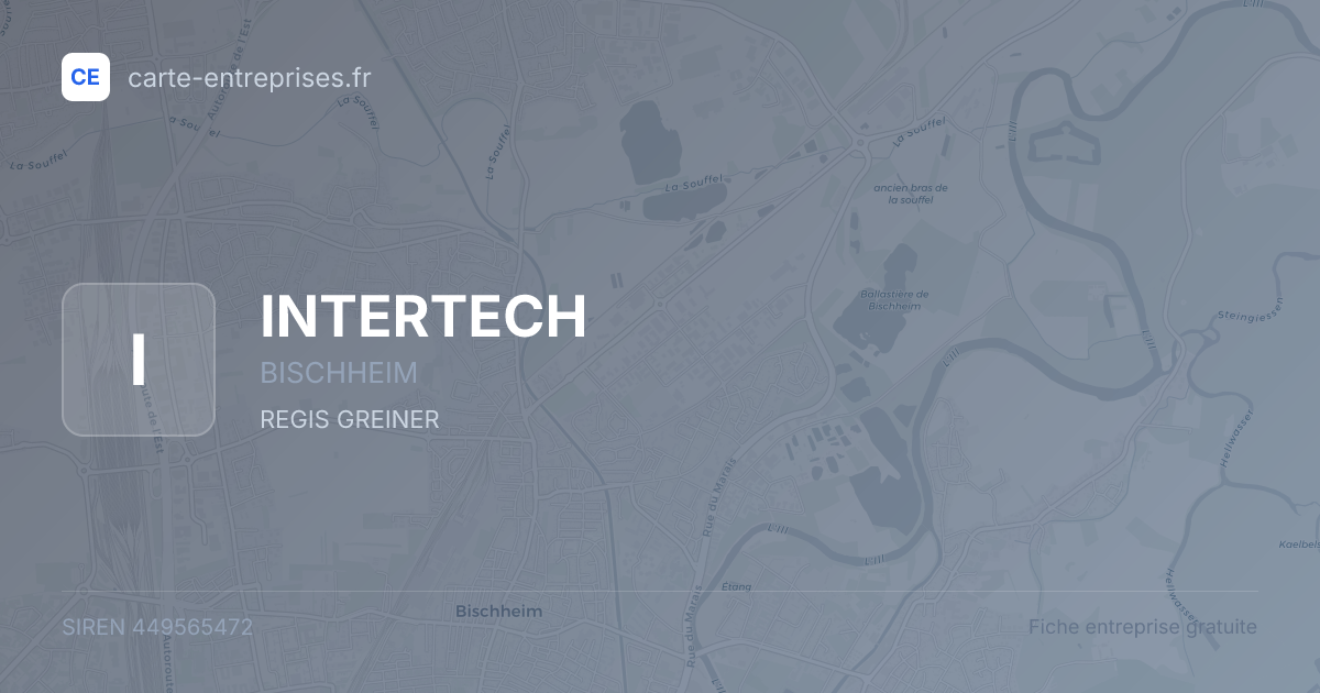 INTERTECH — 449565472 — fiche entreprise