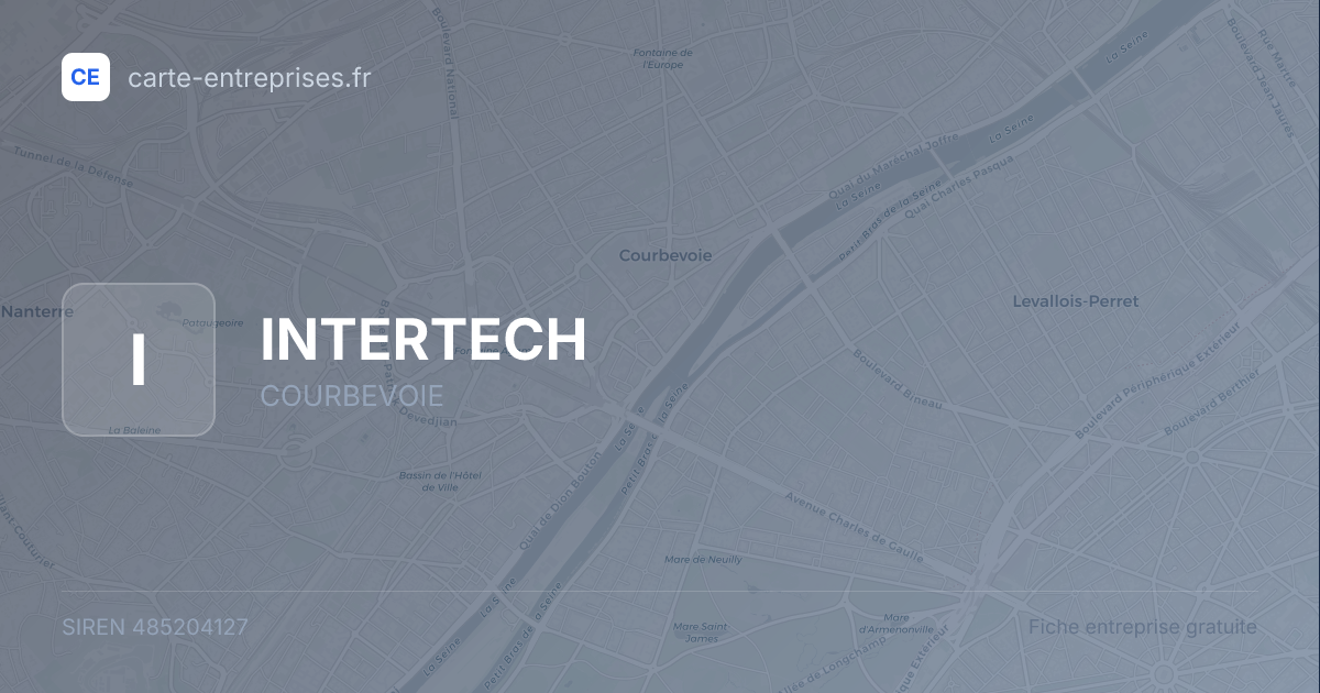INTERTECH — 485204127 — fiche entreprise