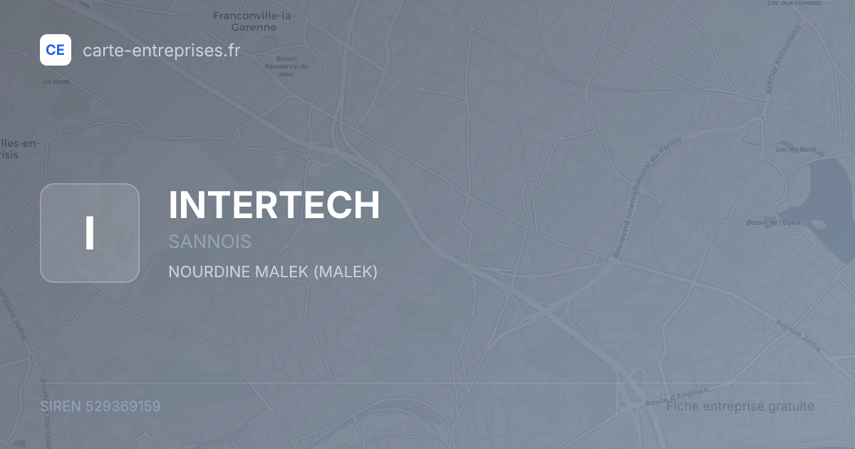 INTERTECH — 529369159 — fiche entreprise