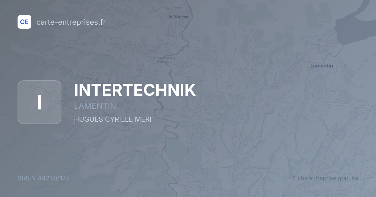 INTERTECHNIK — 442186177 — fiche entreprise