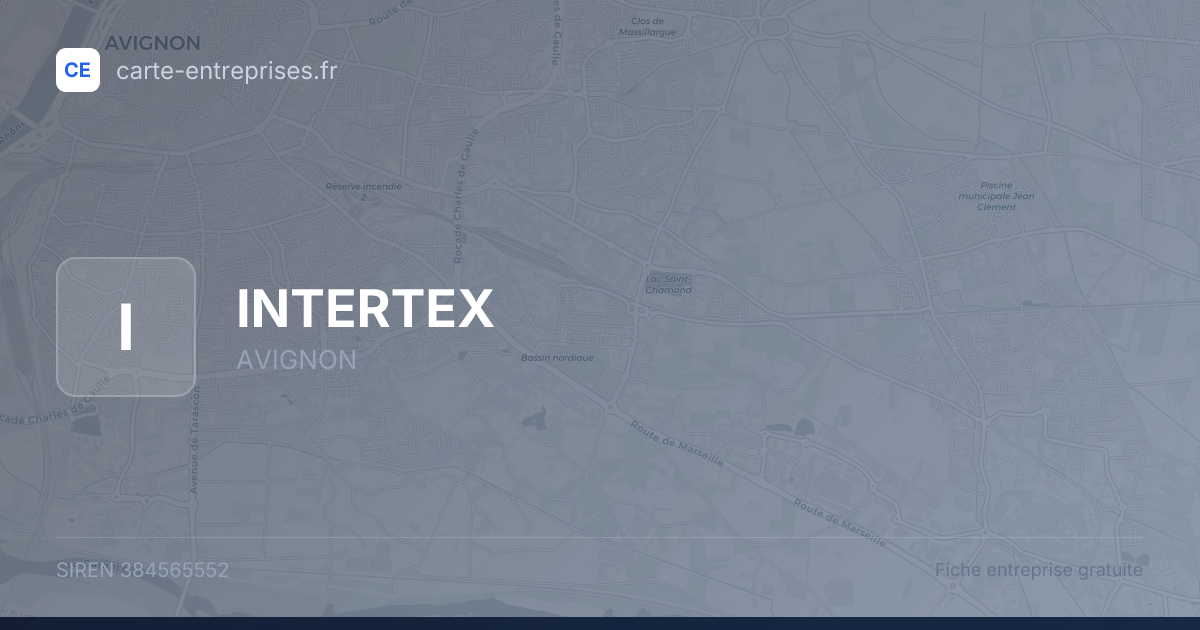 INTERTEX — 384565552 — fiche entreprise