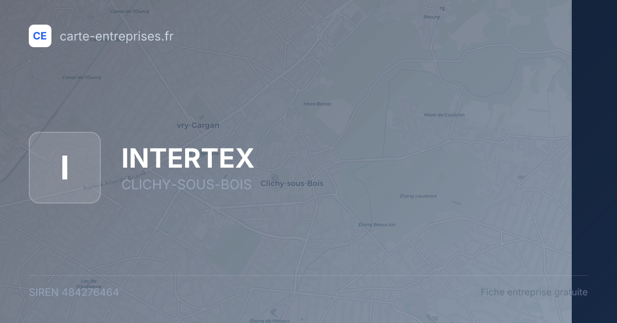 INTERTEX — 484276464 — fiche entreprise
