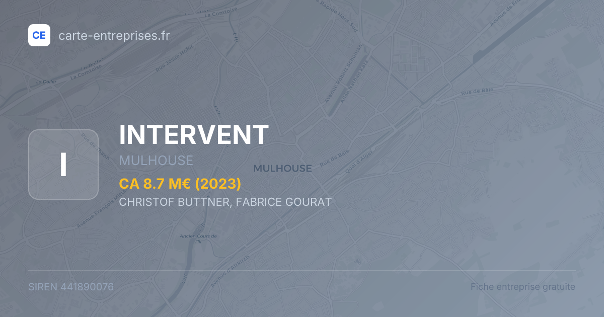 INTERVENT — 441890076 — fiche entreprise