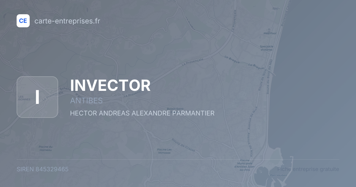 INVECTOR — 845329465 — fiche entreprise