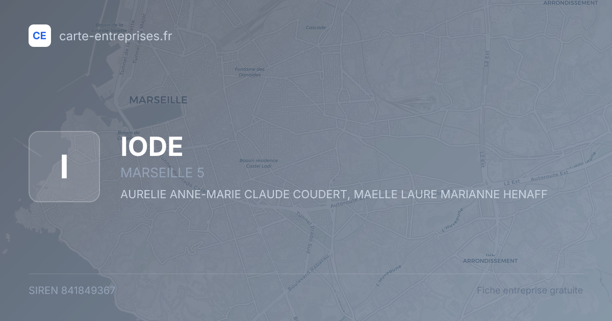 IODE — 841849367 — fiche entreprise
