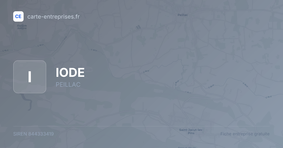IODE — 844333419 — fiche entreprise