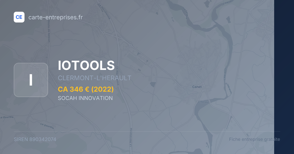 IOTOOLS — 890342074 — fiche entreprise