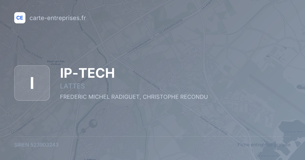 IP-TECH — 523903243 — fiche entreprise